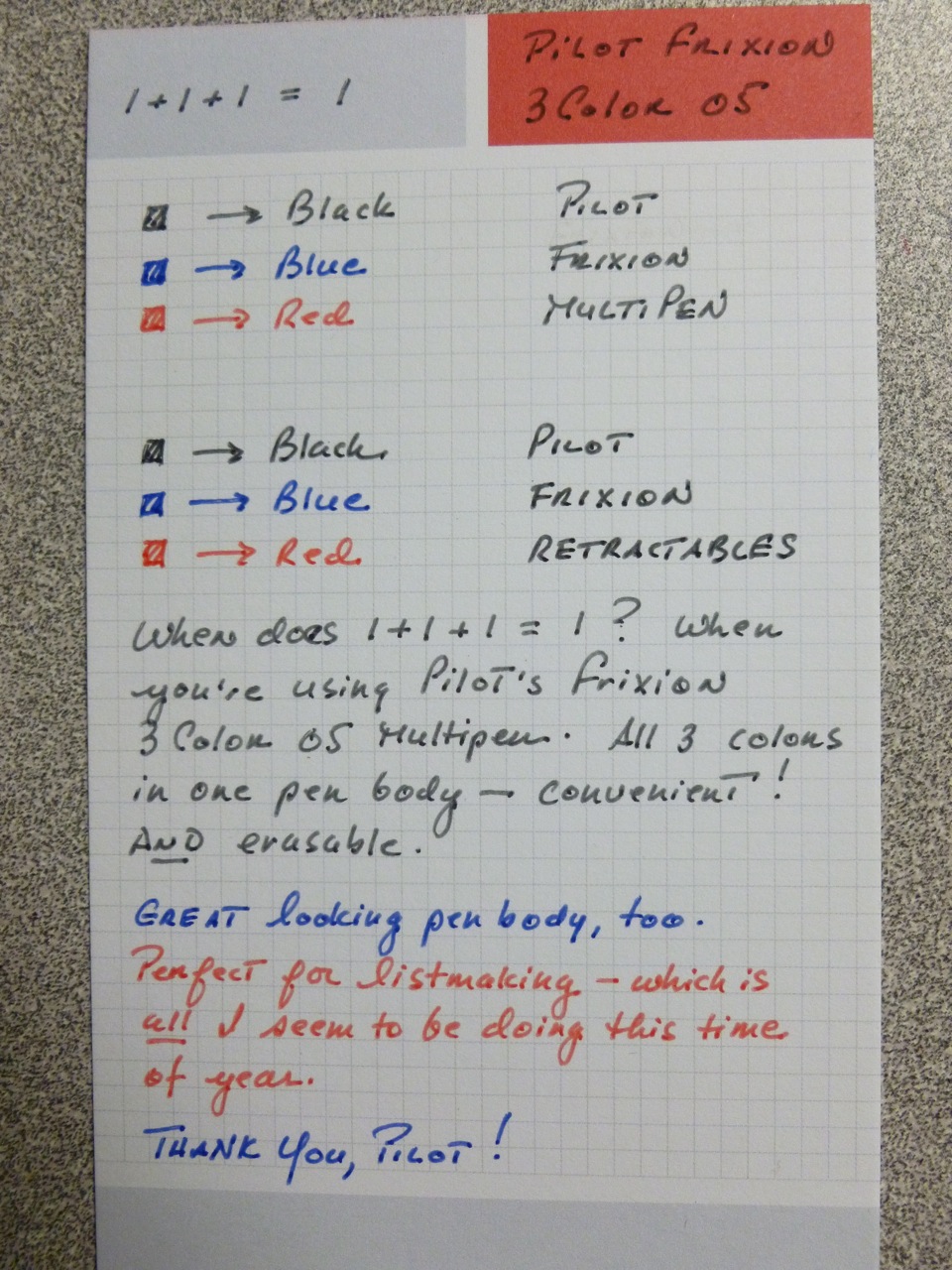 Pilot Acroball 0.5mm Blue Review — The Pen Addict