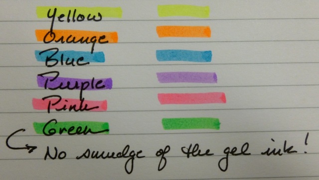 Highlighters at work